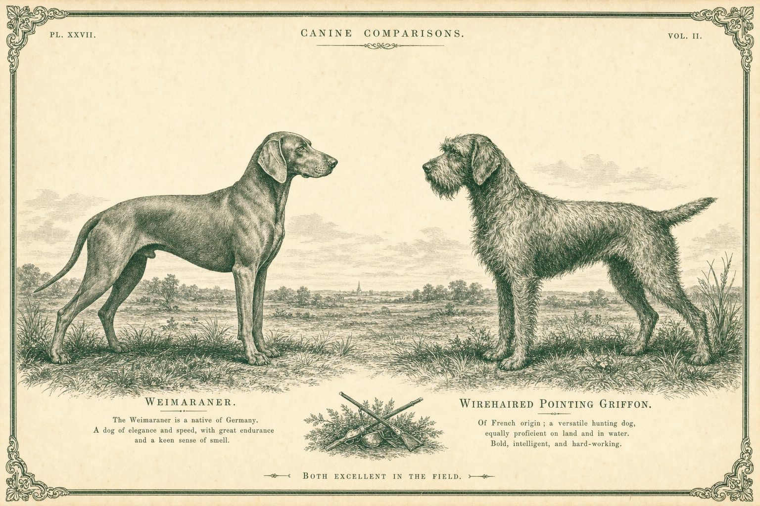 WPG vs. Weimaraner: Two Gray Hunters Compared